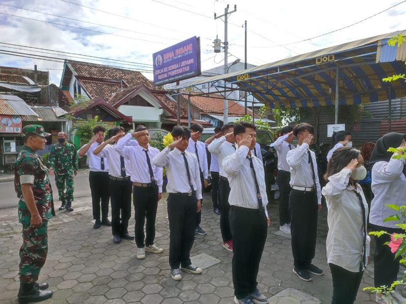 Kegiatan Fisik, Mental, dan Displin (FMD) Siswa Kelas Bahasa Korea Intensif Angkatan 138 Bina Insani MTC Yogyakarta