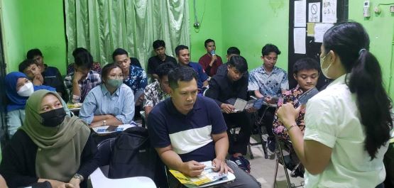 Sosialisasi BP2MI Terkait Program G To G Korea Selatan Siswa Kelas Kursus Bahasa Korea Intensif Angkatan 141 Bina Insani Migrant Training Center