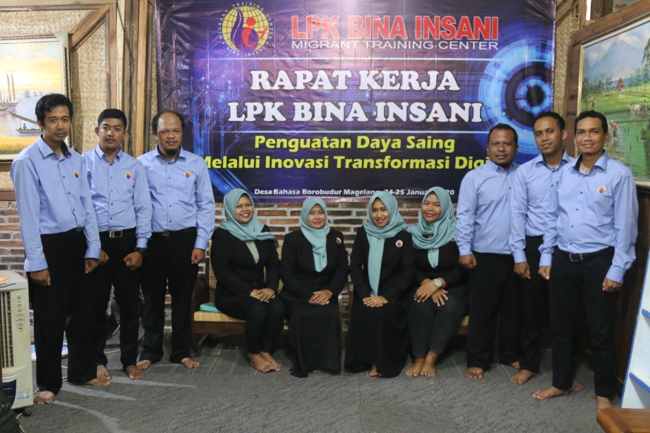 RAKER LPK Bina Insani MTC di Desa Bahasa Borobudur 